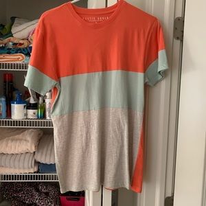 Orange and Grey T Shirt